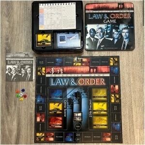 LAW & ORDER detective board game. 2-4 players. Ages 13+. Excellent condition.